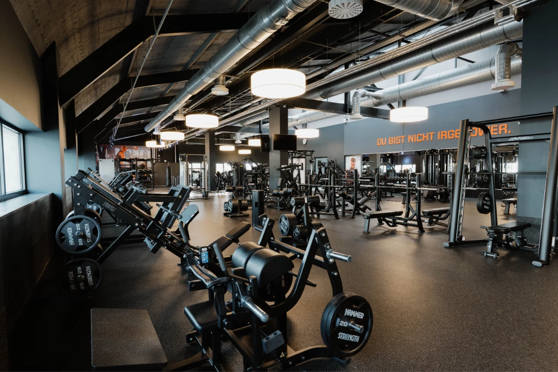 jumpers fitness Studio Ansbach Kraftbereich