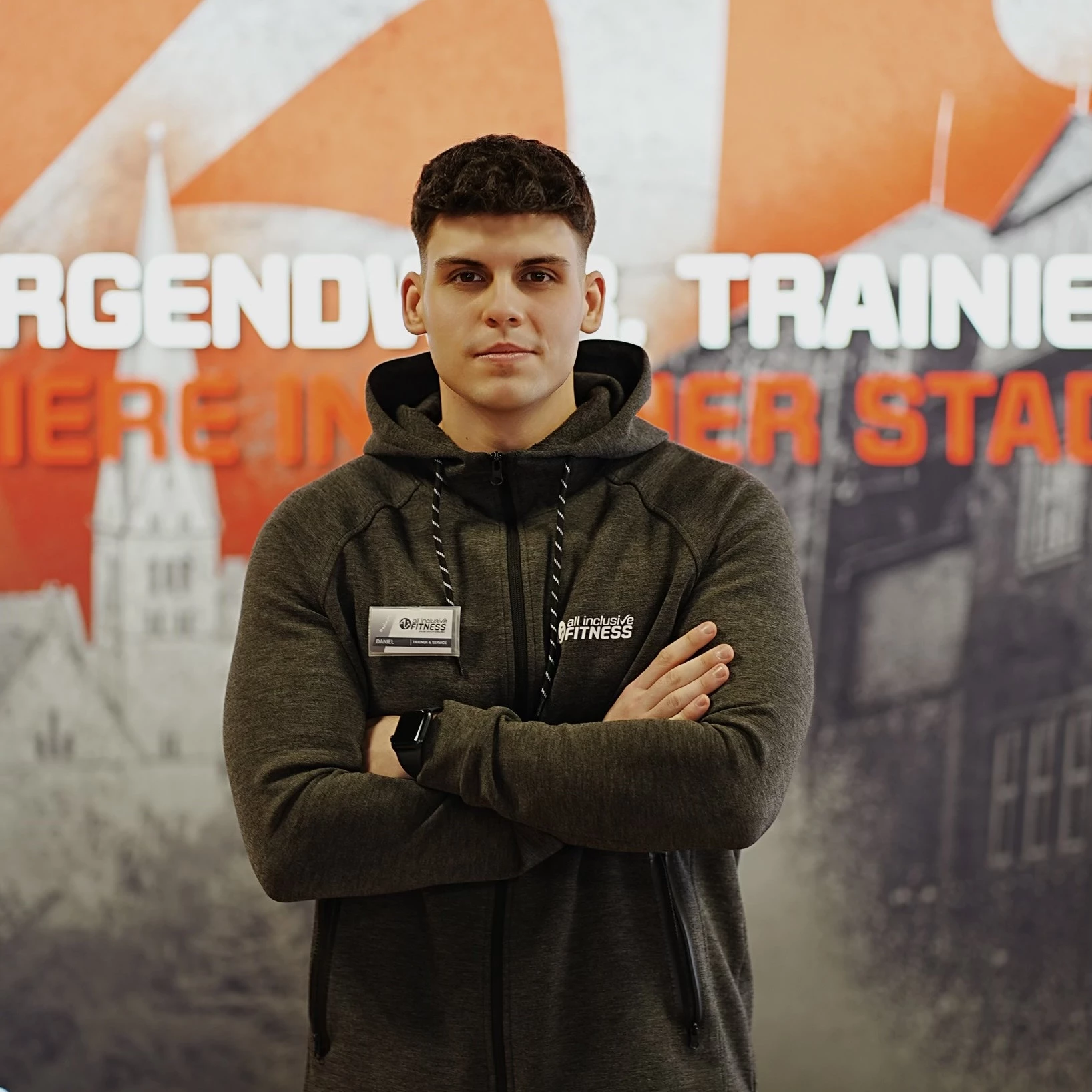 Mitarbeiter an der Theke